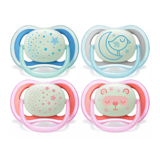 AVENT Sucettes Ultra Air Night 6-18m scf376/20