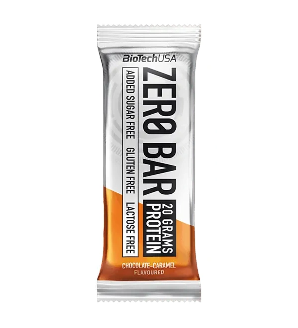 BioTechUSA Zero Bar CHOCOLAT-CARAMEL 50g- 20G PROTEIN + 190 KCAL