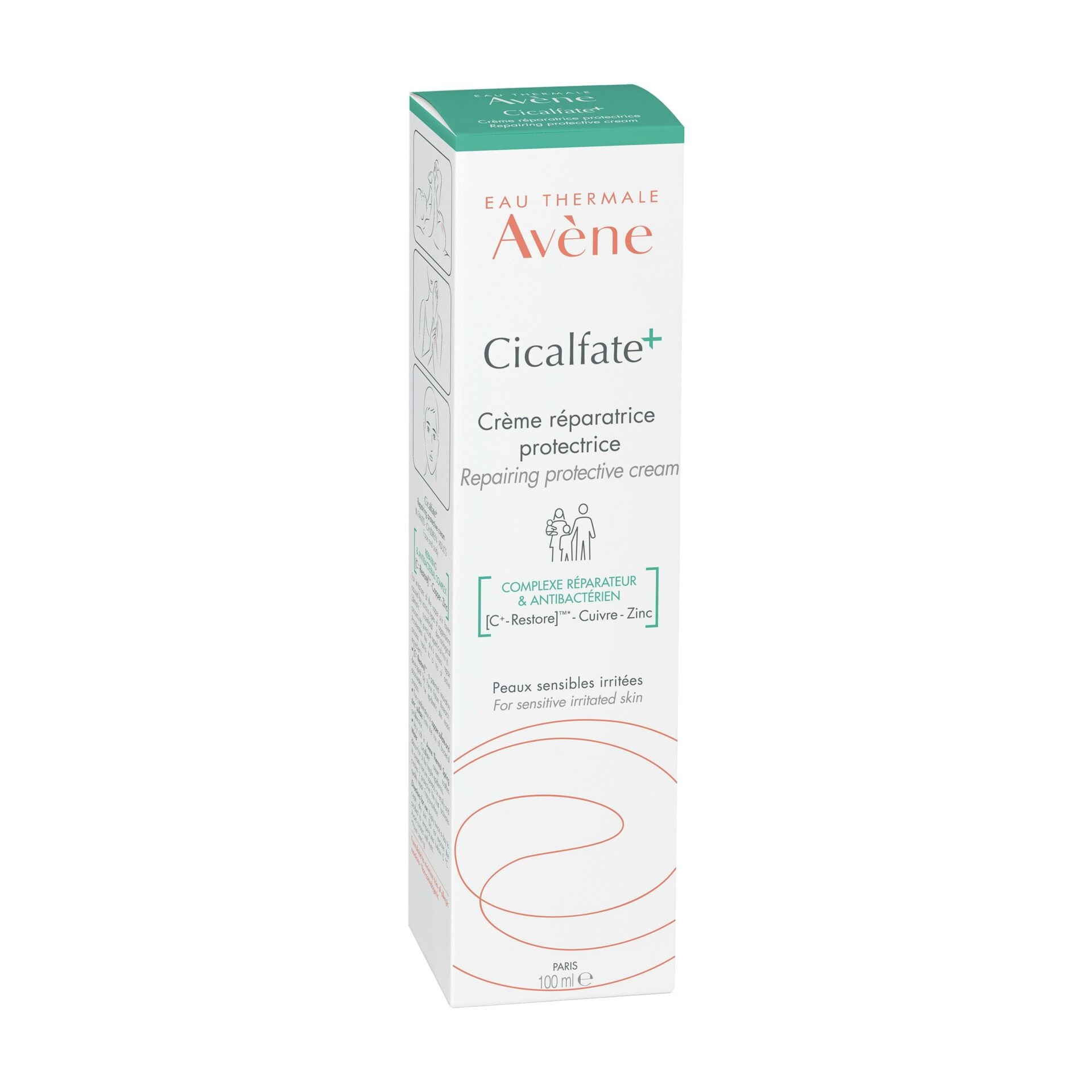 Avène - Cicalfate+ Crème réparatrice protectrice 100 ml = eau thermale format voyage OFFERT