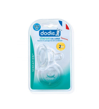DODIE TETINE PLATE SENSATION+ ANTI COLIQUE D2 0-6M X2