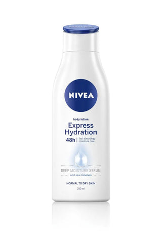 NIVEA LAIT CORPS EXPRESS HYDRATATION PEAU SÈCHE 48H 250ML