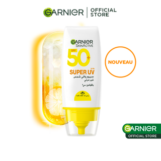 Garnier super uv invisible serum sunscreen spf 50 pa++++ uva/b