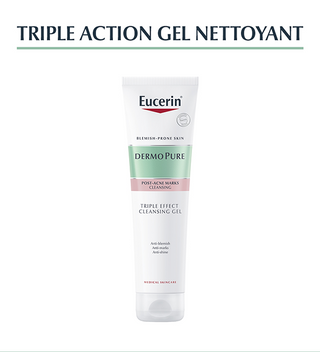 Eucerin dermopure gel nettoyant triple action 150 ml