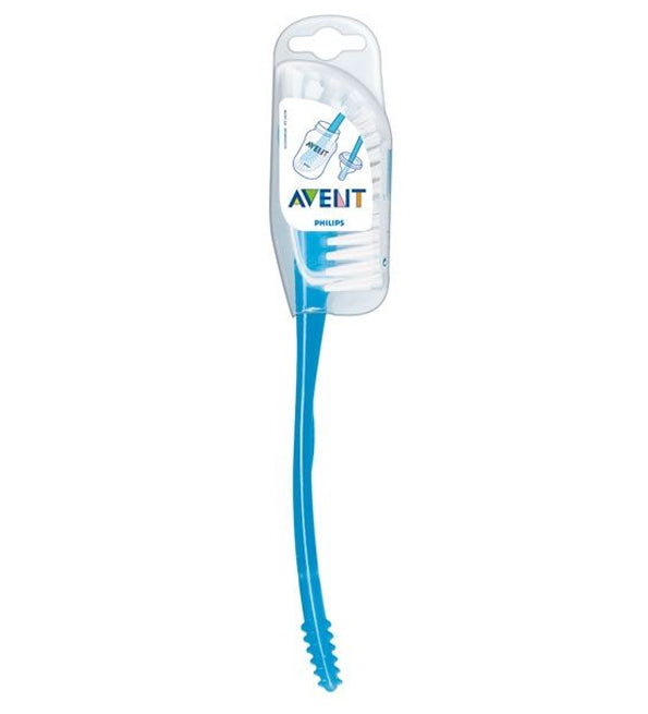 Thermobaby - Goupillon Rotatif Pour Biberons + Brosse Tétine Bleu