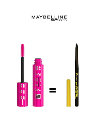 Maybelline Mascara Firework = Kajal à l'huile d'Argan - Black OFFERTE