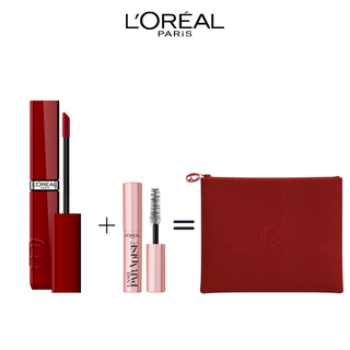 L'oréal paris-infaillible matte resistance - rouge à lèvres 520 BERRY BORDEAUX = Mini mascara + Trousse OFFERTES