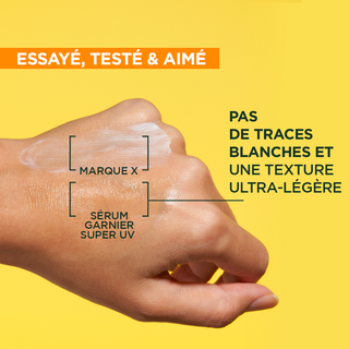Garnier super uv invisible serum sunscreen spf 50 pa++++ uva/b