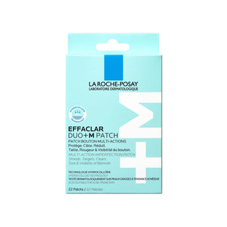 La Roche-Posay Effaclar Patch Anti-Imperfections DUO+M – patchs anti-boutons et anti-acné à la niacinamide et acide salicylique disponibles en parapharmacie au Maroc