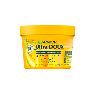 Garnier ultra doux hair food masque nourissant multi- usages à la banane 390ML = Brosse Denman Offerte