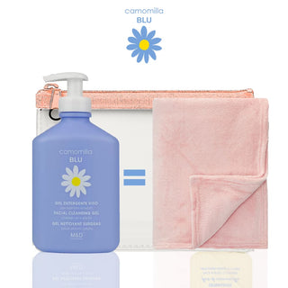 Camomilla Blu Gel Nettoyant Surgras – 500 ml = Trousse + Serviette OFFERTS