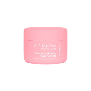 Alphanova Crème Anti-Rides Régénérante Lissant+ 50ml – soin naturel hydratant et raffermissant à l’acide hyaluronique disponible en parapharmacie au Maroc