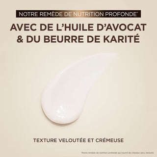 GARNIER Ultra Doux Shampooing Avocat & Karité 200ml – Nutrition Intense Cheveux Secs