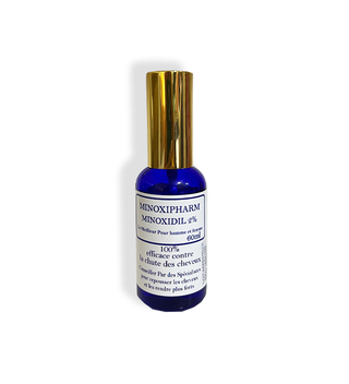 Minoxidil 2% Spray 60ml – traitement anti-chute stimulant la repousse des cheveux pour femmes disponible en parapharmacie au Maroc