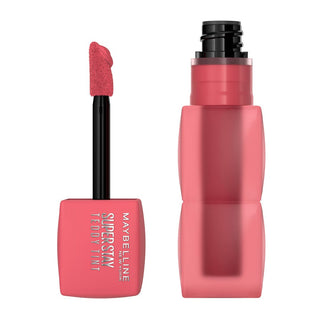 MAYBELLINE NEW YORK SUPERSTAY TEDDY TINT BLUSH À LÈVRES LIQUIDE FINI MAT FONDU kneehigh 55