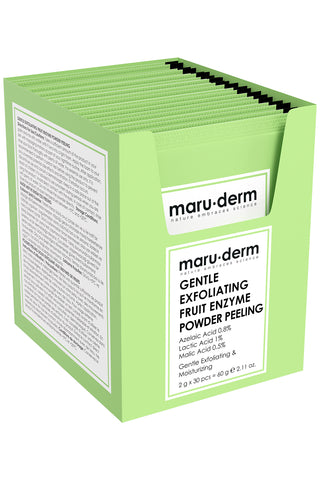 MARUDERM PEELING DOUX A LA POUDRE D'ENZYMES DE FRUITS EXFOLIANTE 60G – Gommage enzymatique doux pour peau lisse et éclatante