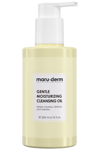 MARUDERM HUILE NETTOYANTE HYDRATANTE DOUCE 200ML – Huile visage douce pour peau nettoyée, hydratée et apaisée