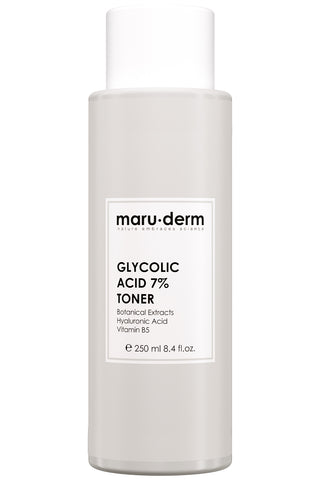 MARUDERM TONIQUE 7% GLYCOLIC ACIDE 250ML – Tonique exfoliant doux pour peau lisse et éclatante