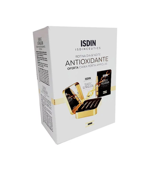 ISDINCEUTICS PACK BOITE DORÉE MIROIR (FLAVO C JOUR 10X2ML ET NUIT + 10