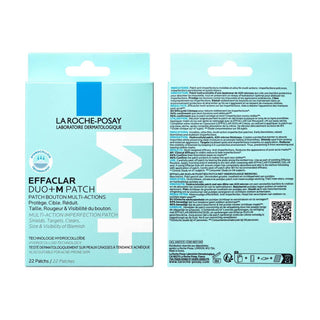 La Roche-Posay Effaclar Patch Anti-Imperfections DUO+M – patchs anti-boutons et anti-acné à la niacinamide et acide salicylique disponibles en parapharmacie au Maroc