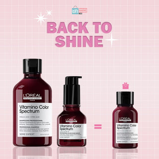 L'Oréal Professionnel VITAMINO COLOR SPECTRUM SHAMPOOING 300ML + SERUM 50ML = Shampo 100 ML OFFERT