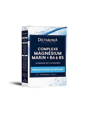 DIETAROMA Complexe Magnésium marin + B6 & B5 60 capsules
