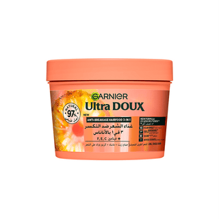Garnier ultra doux hair food ananas 390ml + vitamines c, e & f