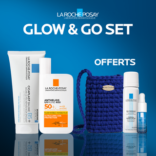 La roche posay GLOW & GO SET Cicaplast Baume B5+ 100ml + Anthelios shaka fluide uvmune 400+ spf50