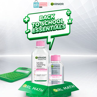 Garnier solution micellaire tout en 1 peaux sensibles 400ml = solution micellaire 100ML OFFERT