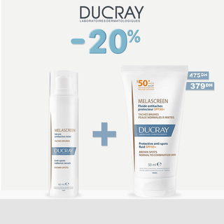 DUCRAY PACK MELASCREEN SERUM ANTI TACHES + UV FLUID LÉGER SPF50