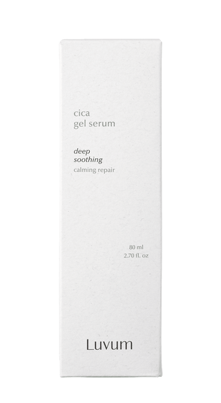 Luvum Calming Repair Cica Gel Serum 80ml – sérum apaisant et réparateur à la Centella Asiatica pour peau sensible