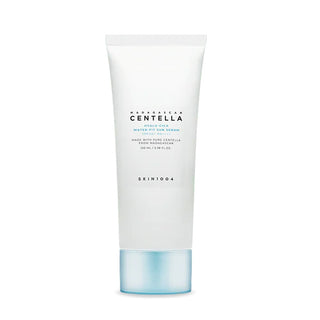 SKIN1004 Centella Hyalu-Cica Water-Fit Sun Serum SPF50+ 100ml – écran solaire hydratant et apaisant à la Centella et acide hyaluronique disponible en parapharmacie au Maroc