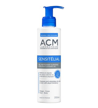 Acm Sensitélial Gel Nettoyant Surgras 200 ML