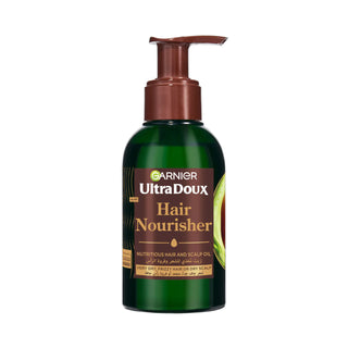 Huile capillaire GARNIER Ultra Doux Avocat 120ml – Nutrition intense pour cheveux secs et frisottis