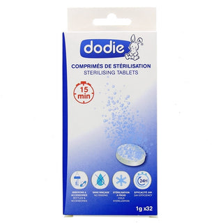 دودي – أقراص تعقيم رضاعات الأطفال والحلمات (x32)