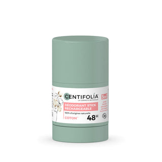 Centifolia Déodorant Stick Rechargeable Fleur de Coton 48h – déodorant naturel et doux disponible en parapharmacie au Maroc