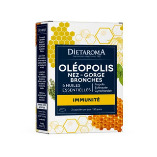 DIETAROMA OLEOPOLIS IMMUNITE NEZ GORGE BRONCHES BIO B60 CAPSULES