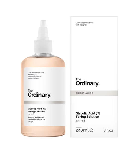 The Ordinary Solution tonifiante exfoliante à l'acide glycolique 7 % –  Haytam Parfumerie