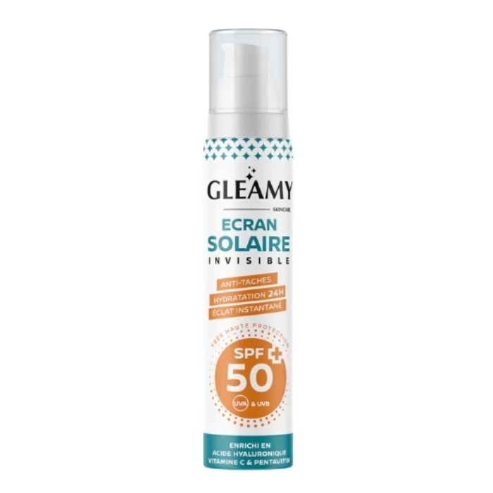 Solaire GLEAMY ECRAN SOLAIRE INVISIBLE SPF50+ ANTI TACHES 50 ML
