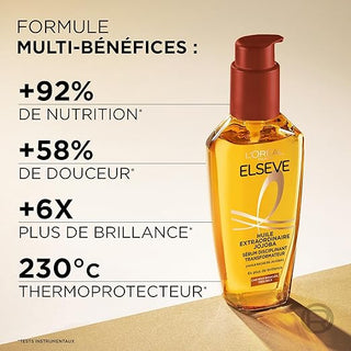 L'oréal paris elseve huile extraordinaire jojoba soin transformateur 100ML