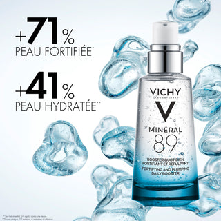 Vichy minéral 89 sérum booster hydratant fortifiant et repulpant 50 ml = Mini Mineral 89 10ML Offert