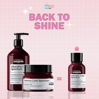 L'Oréal Professionnel VITAMINO COLOR SPECTRUM SHAMPOOING 500ML + MASQUE 250ML = SHAMPOOING 100 OFFERT