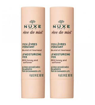 NUXE RÊVE DE MIEL مرطب الشفاه عسل عباد الشمس 2X4G