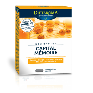 DIETAROMA MÉMO VIV capital mémoire et concentration 60 comprimés