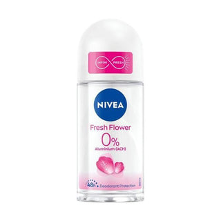 NIVEA DEODORANT FRESH FLOWER ROLL-ON I 0% ALUMINIUM 48H