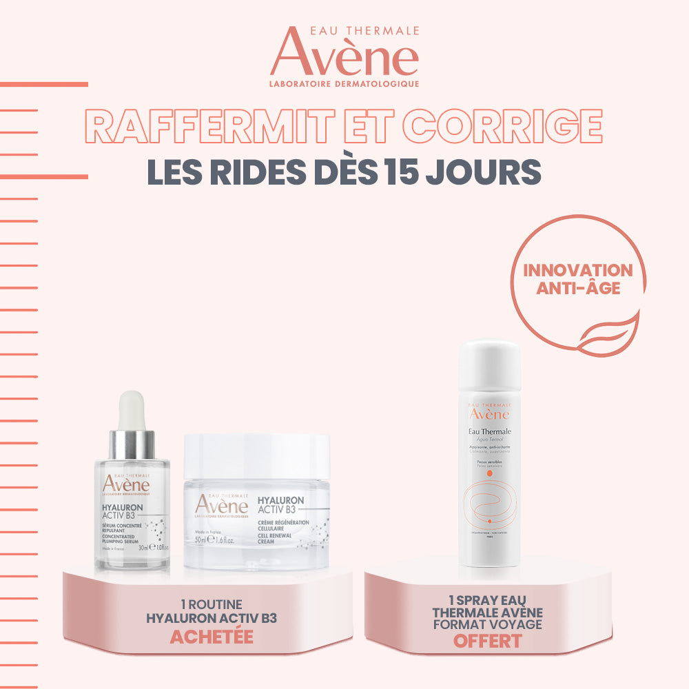 Avéne Pack ROUTINE HYALURON ACTIV B3 = EAU THERMALE OFFERT
