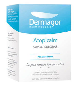 Dermagor – Atopicalm Soap surgras للبشرة الجافة – 150 جم