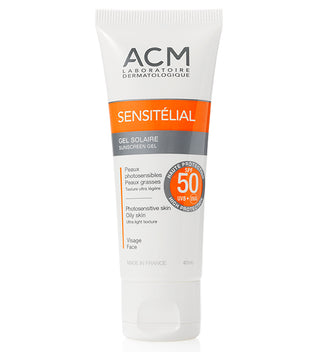 Acm Sensitélial جل واقي من الشمس بمعامل حماية 50 - 40 مل