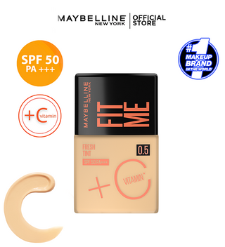 Maybelline New York - Fond de teint Fit Me Fresh Tint  SPF 50 = Micellar Vit C 100ML