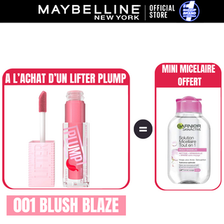 Maybelline LIFTER PLUMP  = Micellaire Peau sensible 100ml OFFERT