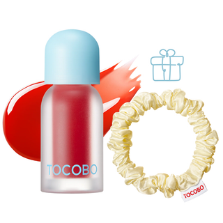 TOCOBO Juicy Berry Plumping Lip Oil 01 Chill Red = Hair scrunch offert